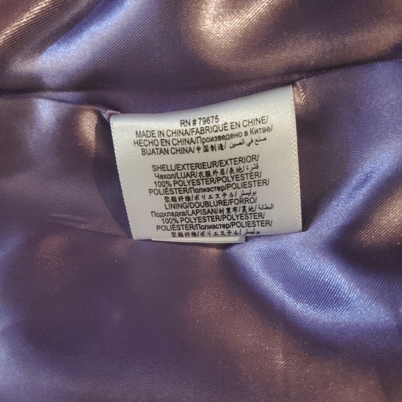 NWT Purple BCBGenerationWomen's Double-Breasted Bouclé Peacoat Size M - Picture 6 of 7